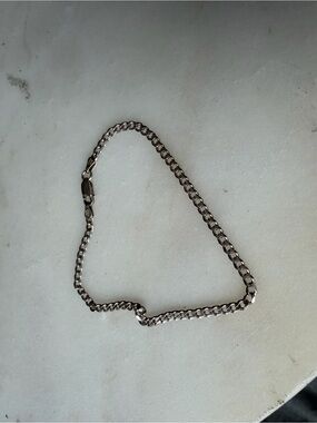 Men's 925 Silver Chain Bracelet